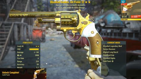 fallout 76 .44 roulette paint|List of Atlantic City Plans / Rewards in Fallout 76.